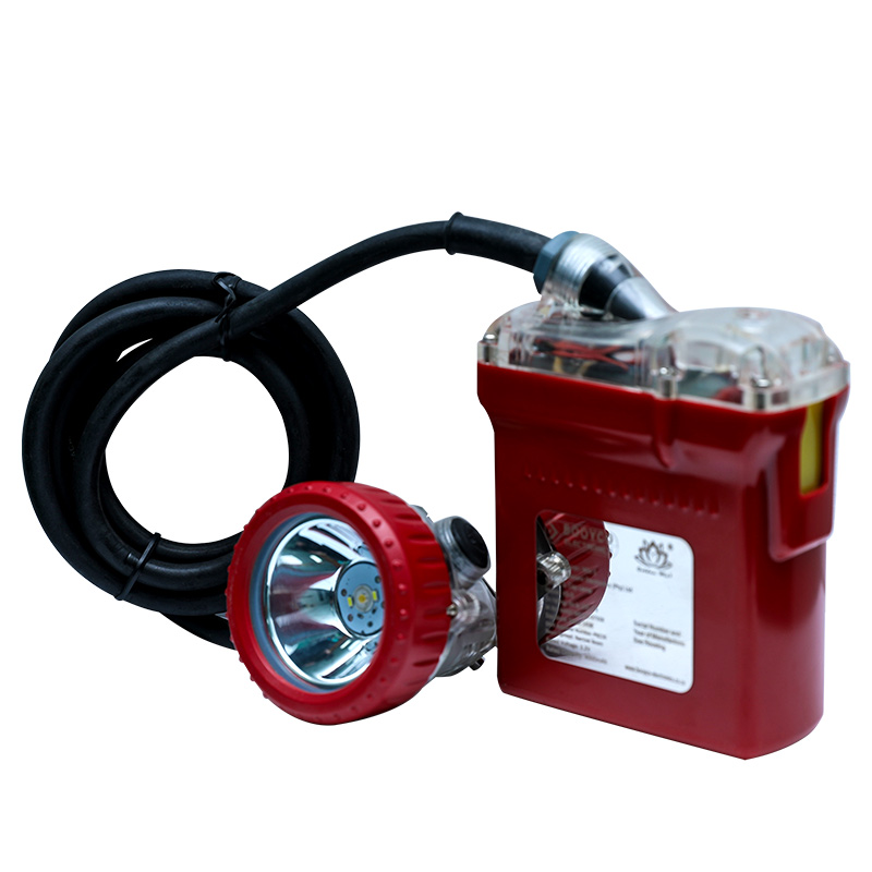 K5-D důlní čepicová lampa Maroon barva